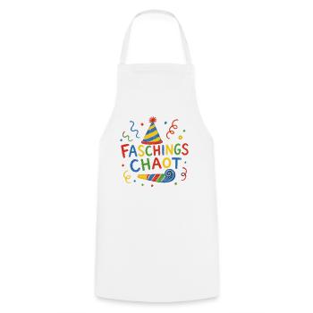 Faschings Chaot Karneval Kinder Party Spruch Shirt - Kochschürze - Weiß - Vorne - AI Model Male 185 dark (185cm)