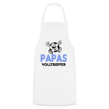 Fußball Papas Volltreffer Babybody Sprüche Body - Kochschürze - Weiß - Vorne - AI Model Male 185 dark (185cm)