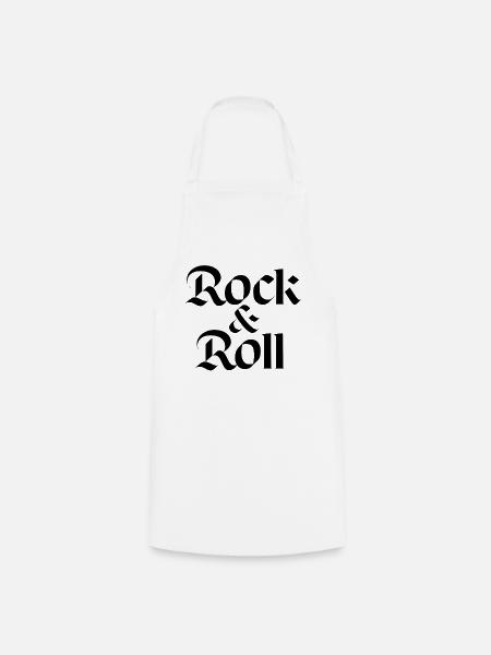 Gothic Rock and Roll - Kochschürze - Weiß