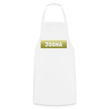 Geschenk für Josha - Kochschürze - Weiß - Vorne - AI Model Male 185 dark (185cm)