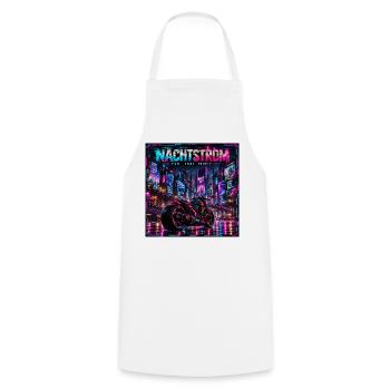 Nachtstrom Neonbike City - Kochschürze - Weiß - Vorne - AI Model Male 185 dark (185cm)
