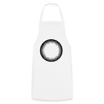Circle Sun-Design - Kochschürze - Weiß - Vorne - AI Model Male 185 dark (185cm)