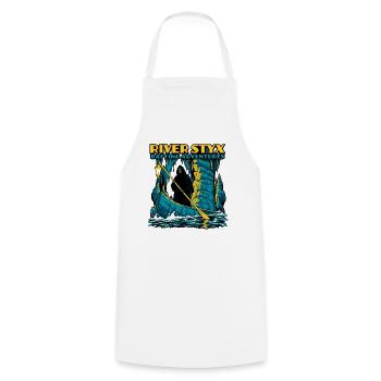 River Styx Rafting - Kochschürze - Weiß - Vorne - AI Model Male 185 dark (185cm)