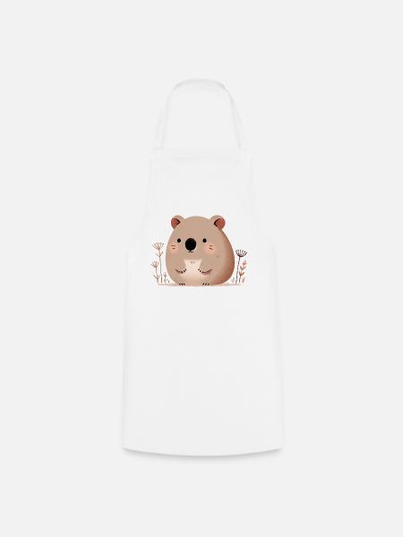 Wombat - Kochschürze - Weiß