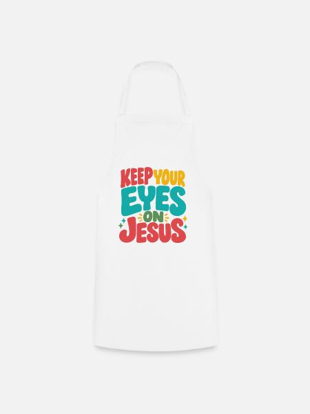 Jesus Glaube Geschenkidee Christen - Kochschürze - Weiß
