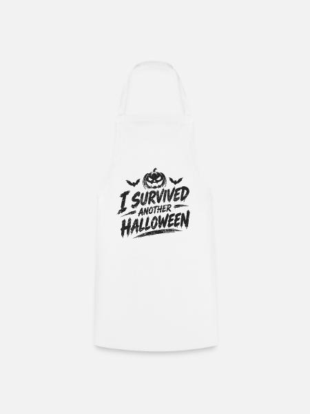 I Survived Another Halloween - Kochschürze - Weiß
