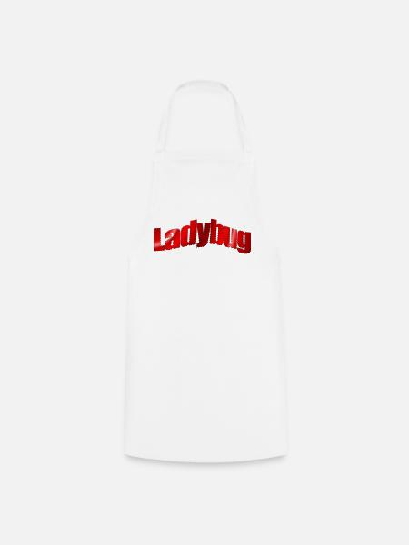 Dezentes Logo Ladybug - Kochschürze - Weiß
