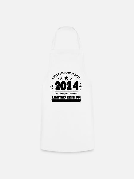 Jahrgang 2024 - Kochschürze - Weiß