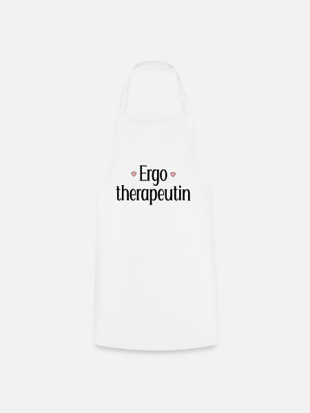 Ergotherapeutin - Kochschürze - Weiß