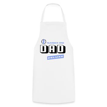 Dad Papa Number One Deluxe Bester Familie Best Dad - Kochschürze - Weiß - Vorne - AI Model Male 185 dark (185cm)