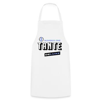 Tante Number One Deluxe Bester Familie Beste Tante - Kochschürze - Weiß - Vorne - AI Model Male 185 dark (185cm)