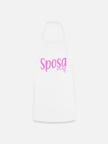Sposa 2027 Italia - Kochschürze - Weiß