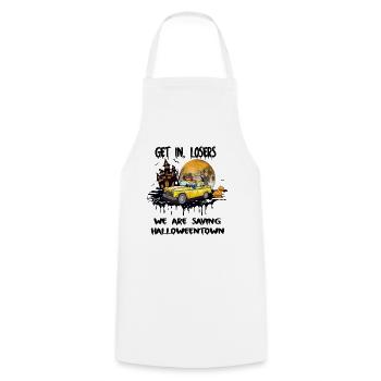 Halloweentown wird gerettet, bereit zur Sublimation - Kochschürze - Weiß - Vorne - AI Model Male 185 dark (185cm)