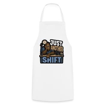 Just Another Shift Bigfoot - Kochschürze - Weiß - Vorne - AI Model Male 185 dark (185cm)