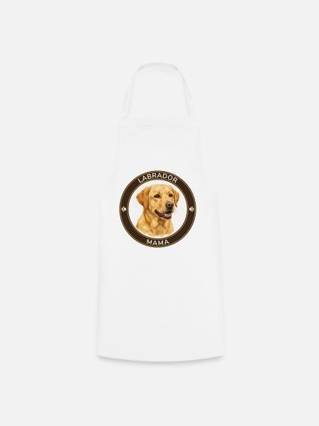 Labrador-Retriever-Mama - Kochschürze - Weiß