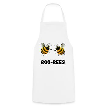 Boo-Bees - Zwei Bienen sagen Boo - Kochschürze - Weiß - Vorne - AI Model Male 185 dark (185cm)