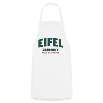 Eifel Wild By Nature - Kochschürze - Weiß - Vorne - AI Model Male 185 dark (185cm)