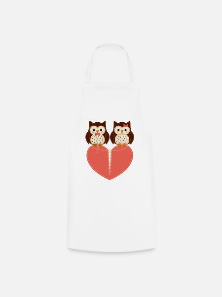 motiv_owl - Kochschürze - Weiß