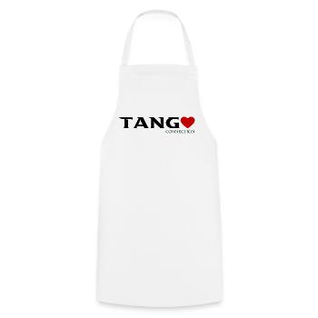 Tango - Kochschürze - Weiß - Vorne - AI Model Male 185 dark (185cm)