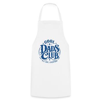 Cool Dads Club - Kochschürze - Weiß - Vorne - AI Model Male 185 dark (185cm)