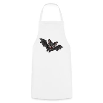 Niedliche Fledermaus Cartoon - Kochschürze - Weiß - Vorne - AI Model Male 185 dark (185cm)