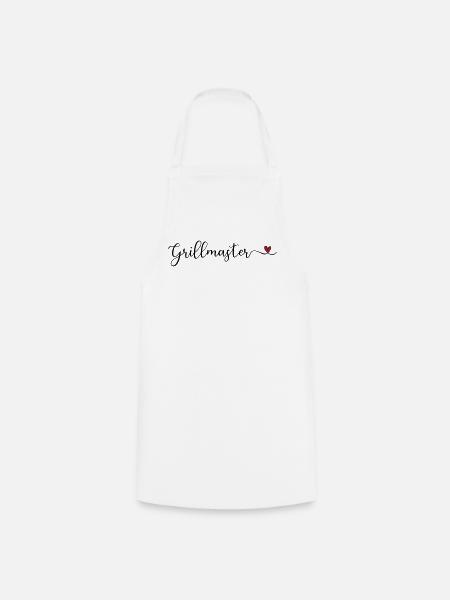 Grillmeister - Kochschürze - Weiß