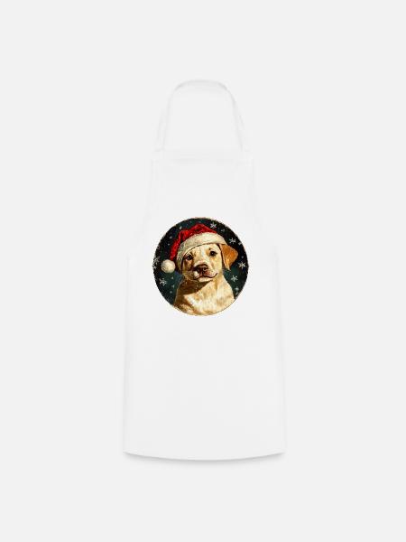 Border Collie Weihnachten - Kochschürze - Weiß