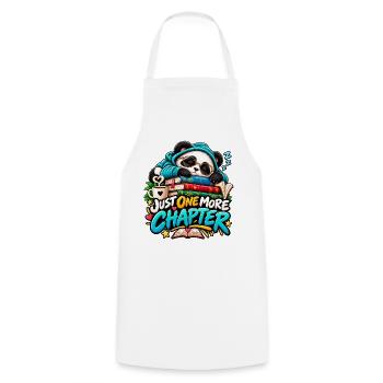 Sleepy Panda und ergänzendes Kapitel - Kochschürze - Weiß - Vorne - AI Model Male 185 dark (185cm)
