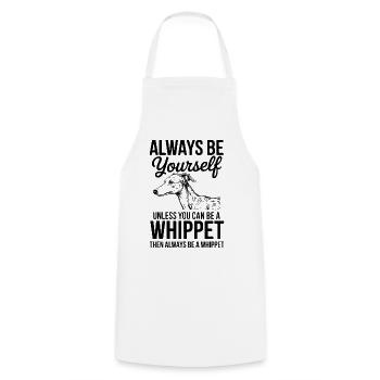 Whippet Spruch Hunde Lustiges Whippet Geschenk - Kochschürze - Weiß - Vorne - AI Model Male 185 dark (185cm)