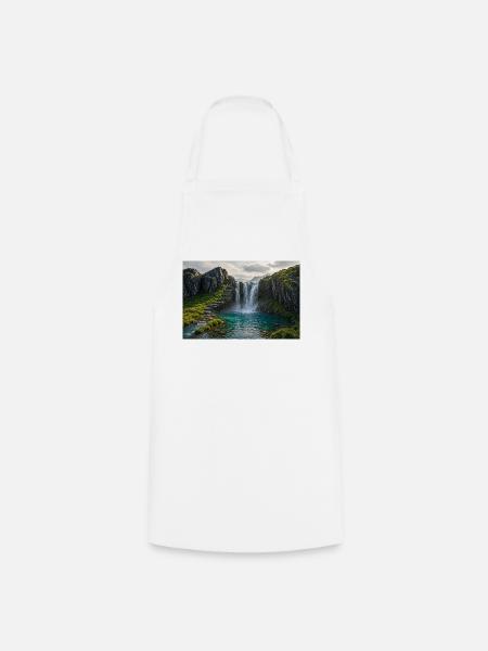 Wasserfallpfad - Kochschürze - Weiß