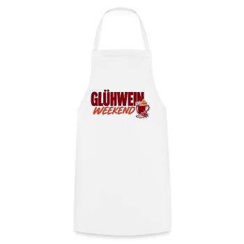 Glühwein Weekend mit Glühwein-Grafik - Kochschürze - Weiß - Vorne - AI Model Male 185 dark (185cm)