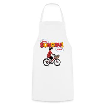 Easy Sunday Ride Fahrrad Anime Mädchen Geschenk - Kochschürze - Weiß - Vorne - AI Model Male 185 dark (185cm)
