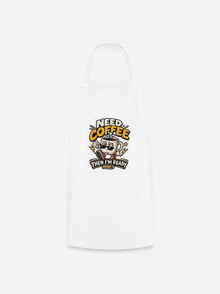 Kaffee Energie - Kochschürze - Weiß