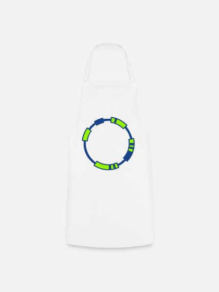 Plasmid DNA Genetik Logo - Kochschürze - Weiß