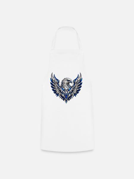 Silver Storm Eagle - Kochschürze - Weiß