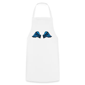 wings - Kochschürze - Weiß - Vorne - AI Model Male 185 dark (185cm)