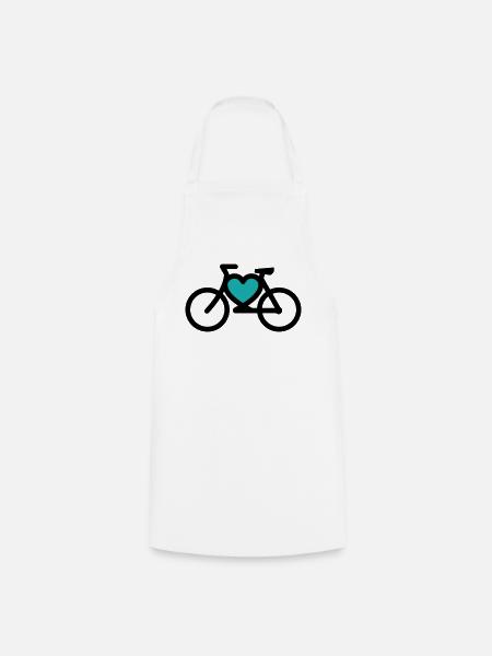 i ike my bike - Cooking Apron - white
