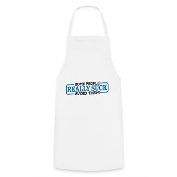Certaines personnes sont vraiment nulles les éviter 3 - Tablier de cuisine - blanc - Devant - AI Model Male 185 dark (185cm)
