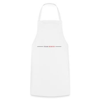 Team Member - Cooking Apron - white - Front - AI Model Male 185 dark (185cm)
