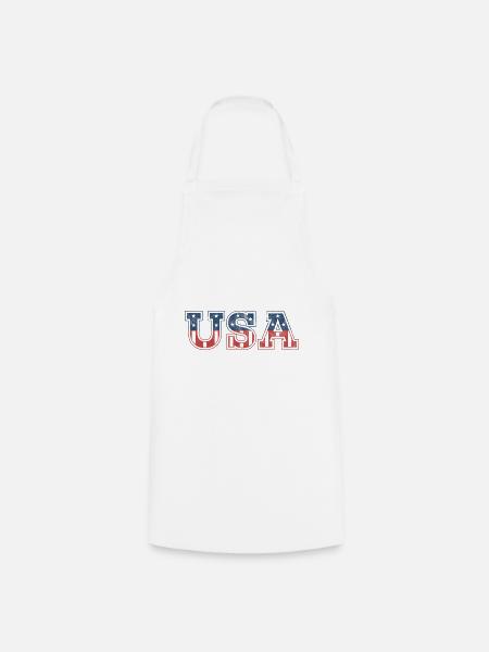 USA - Kochschürze - Weiß