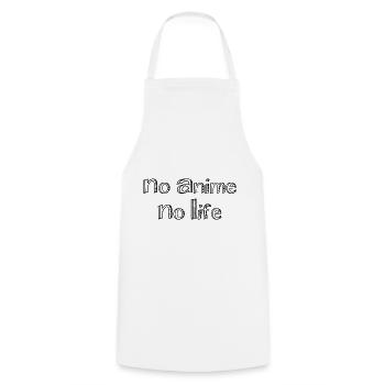no anime no life - Cooking Apron - white - Front - AI Model Male 185 dark (185cm)