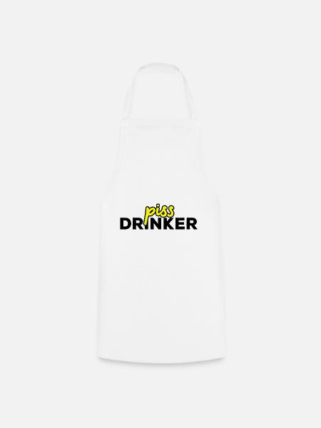 Piss Drinker 16 - Kochschürze - Weiß