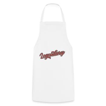 Legendary - Cooking Apron - white - Front - AI Model Male 185 dark (185cm)