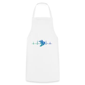 VTT Hommes Cyclisme VTT VTT - Tablier de cuisine - blanc - Devant - AI Model Male 185 dark (185cm)