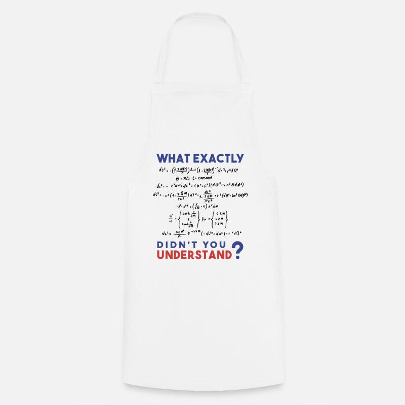 Blague de formule de physique - Tablier de cuisine - blanc