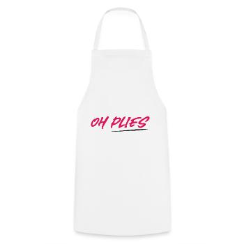 Oh Plies 4 - Tablier de cuisine - blanc - Devant - AI Model Male 185 dark (185cm)