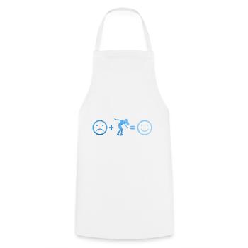 Roller Skating Roller Skates Women Skate Men - Cooking Apron - white - Front - AI Model Male 185 dark (185cm)
