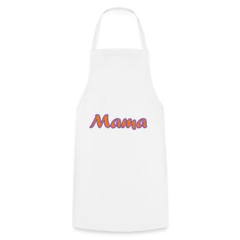 MUTTERTAG. SCHÖNEN MUTTERTAG. MAMA. MAMMA - Kochschürze - Weiß - Vorne - AI Model Male 185 dark (185cm)