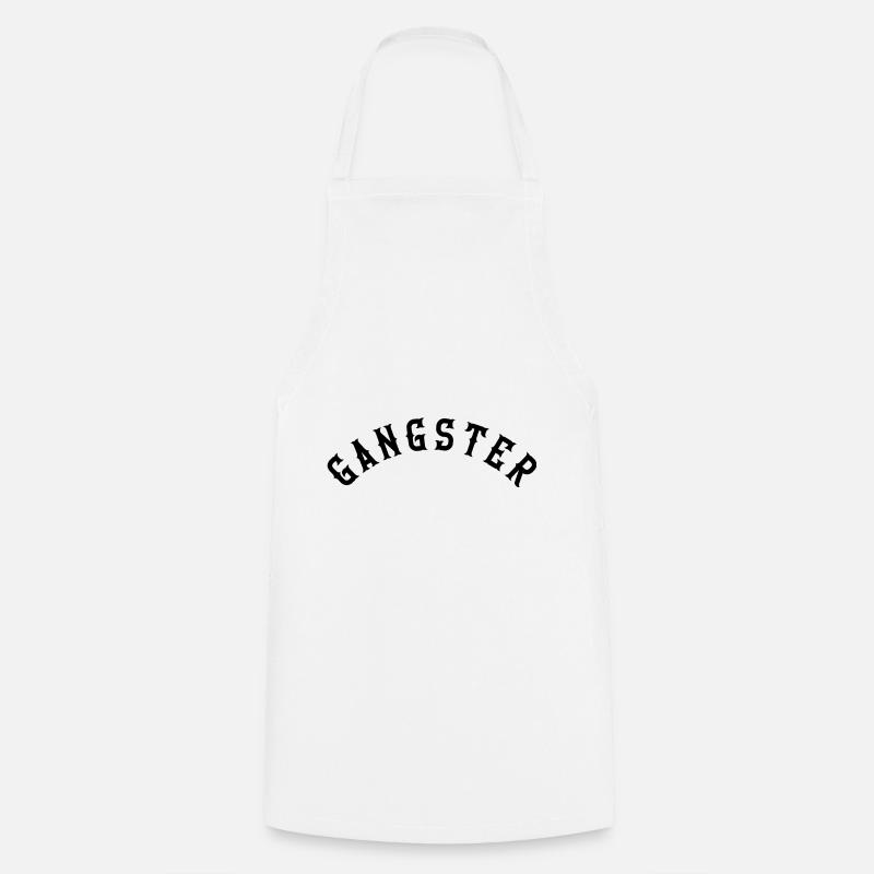 Gangster - Tablier de cuisine - blanc