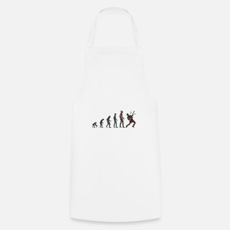 Evolution rock guitar - Cooking Apron - white
